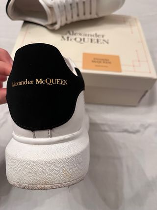 Scarpe Alexander McQueen bianche e nere