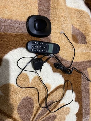 Teléfono Fijo Motorola Negro