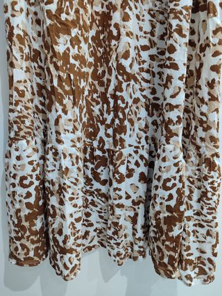 Vestido Oysho estampado animal print
