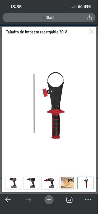 Taladro percutor 20V Parkside