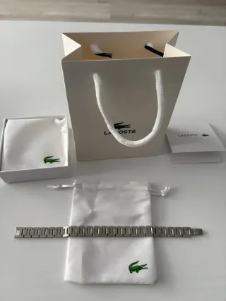Pulsera Lacoste plateada