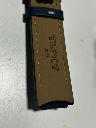 Correa Tissot Piel Azul