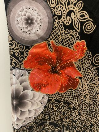 Maglia Desigual nera fantasia Tg S