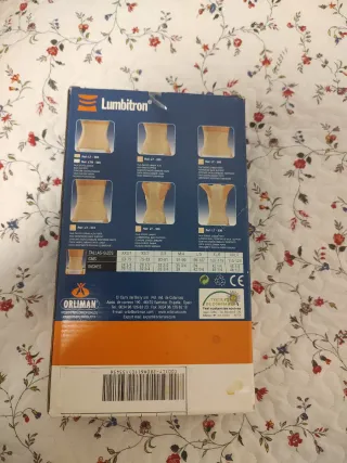 Faja Lumbitron Sacrolumbar