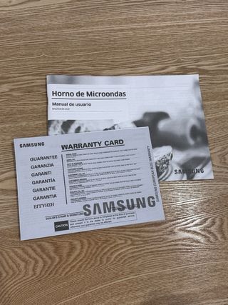 Microondas Samsung Negro - Como Nuevo