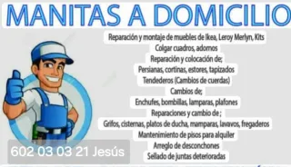 Manitas a domicilio: reparo y monto muebles