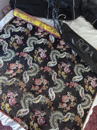 Tela fallera Montan negro