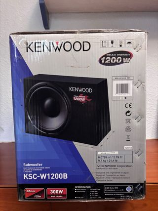 Subwoofer Kenwood KSC-W1200B 1200W