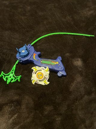 Beyblade con lanciatore blu