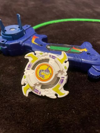 Beyblade con lanciatore blu