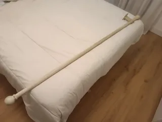 Barra de cortina de metalica 160 cmts