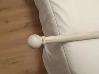 Barra de cortina de metalica 160 cmts