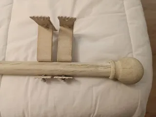 Barra de cortina de metalica 160 cmts