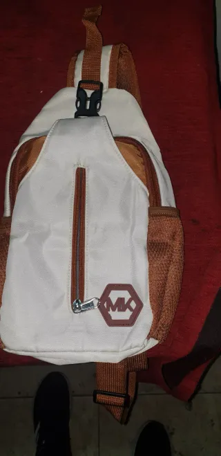 Bolso Michael Kors Beige Piel Serpiente