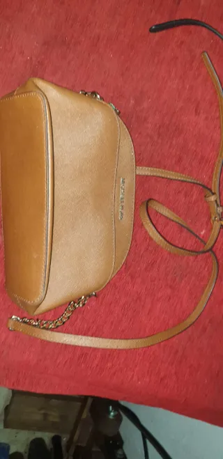 Bolso Michael Kors Beige Piel Serpiente