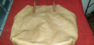 Bolso Michael Kors Beige Piel Serpiente