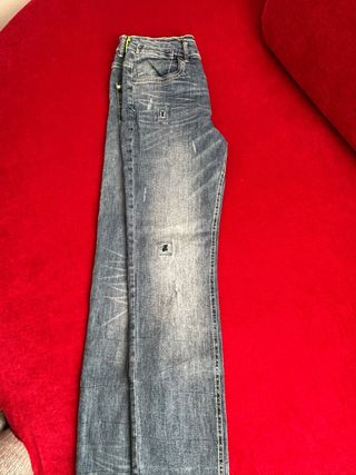 Jeans dritti donna blu