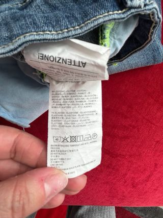 Jeans dritti donna blu