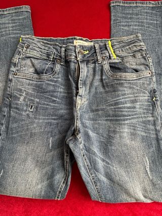 Jeans dritti donna blu