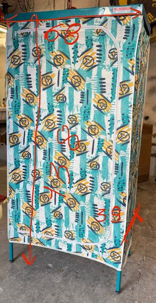 Armadio campeggio MOSCATELLI tessuto