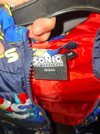 Chaleco Sonic con Capucha Sin Mangas