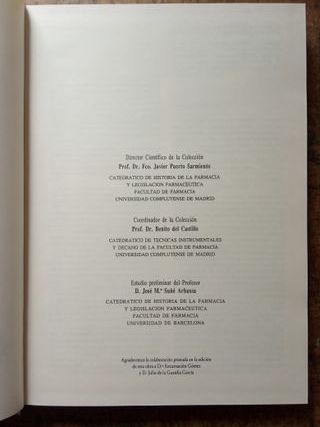 libro Examen apothecarium