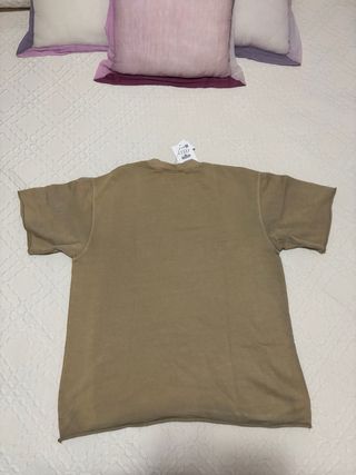 Camiseta Pull&Bear Marrón Talla M