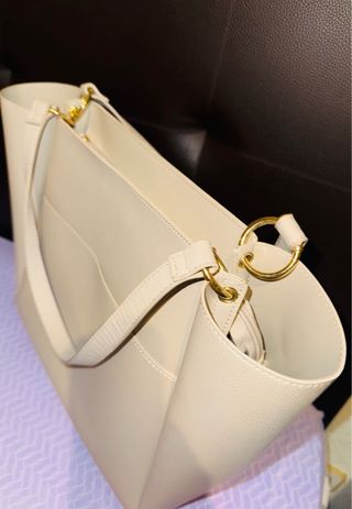 Bolso grande beige