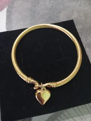 Pulsera Acero Inoxidable Corazón