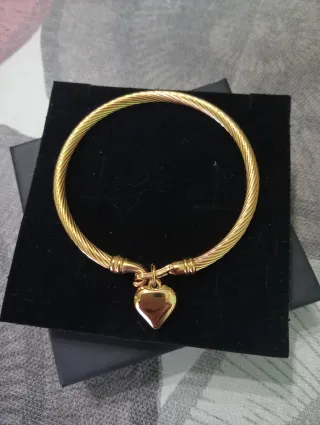 Pulsera Acero Inoxidable Corazón