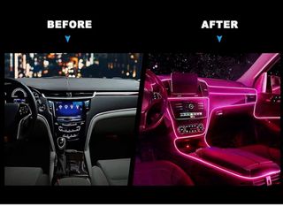 Tiras LED Coche Ambiente Interior