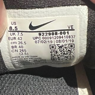 Nike Air Zoom Vomero 13 Negro/Blanco