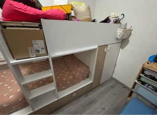 Cama Tren Infantil 2 Niños