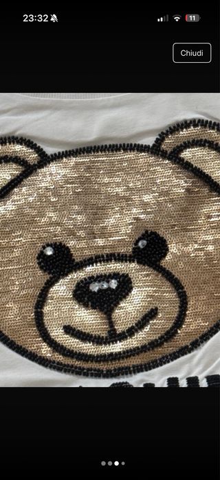 T-shirt Moschino Orsetto