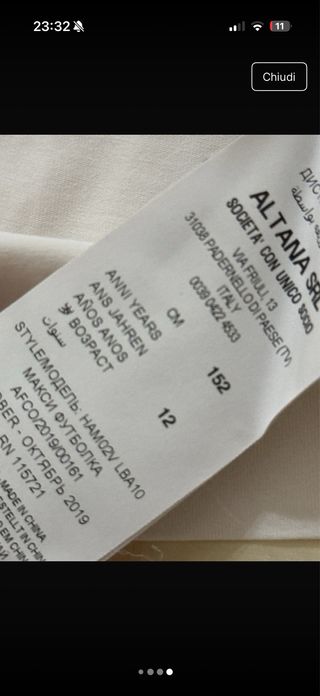 T-shirt Moschino Orsetto