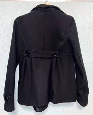 Abrigo negro mujer