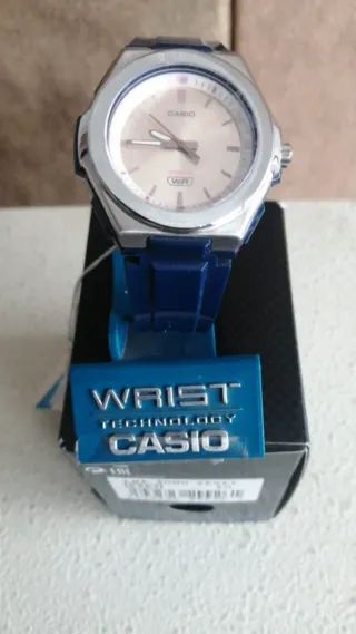 Reloj Casio Plata y Azul