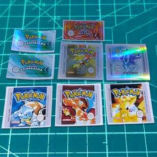 Pegatinas Pokémon Gameboy para Mario