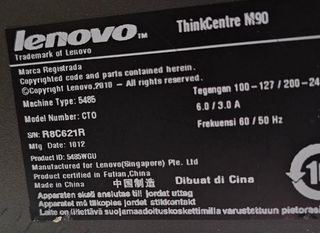 Ordenador Lenovo ThinkCentre Negro