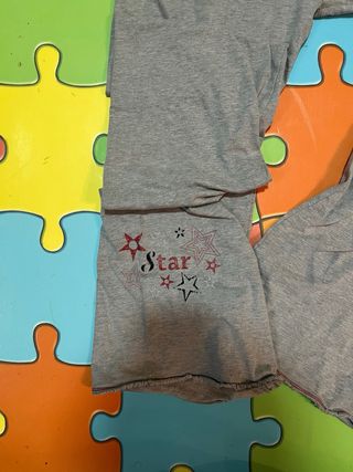 Mallas Fila grises con estrellas