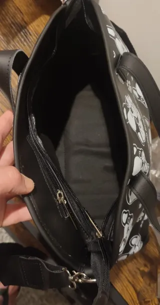 Borsa Alviero Rodriguez Frenchies Nera