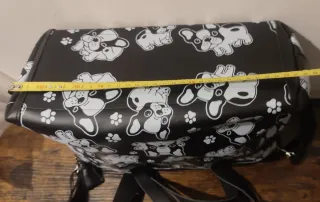 Borsa Alviero Rodriguez Frenchies Nera