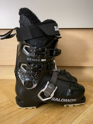 Botas de esquí Mujer Salomon Sense 70 HV Negro