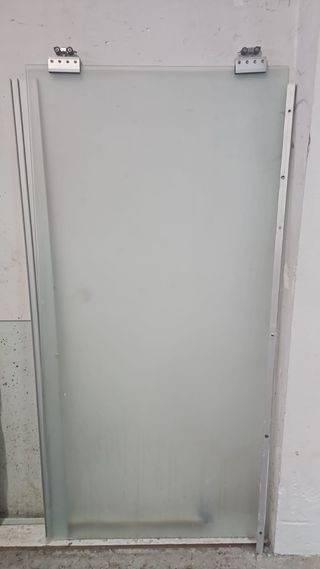 Puerta corredera de cristal