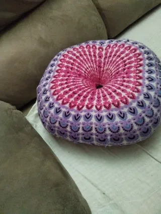 Cojín redondo decorativo