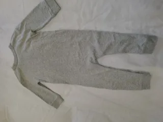 Pelele GAP Bebé Gris Jaspeado