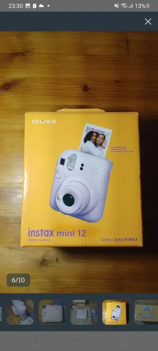 Cámara Instax Mini 12 Fujifilm Lila