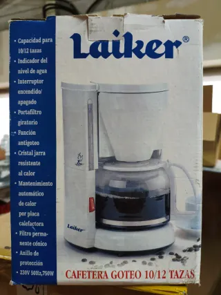 Cafetera Goteo 10/12 Tazas *A Estrenar*