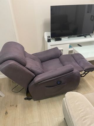 Sillón Eléctrico Cómodo Morado