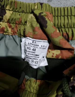 Pantaloni Gore-Tex Impermeabili Militari Nuovi 48